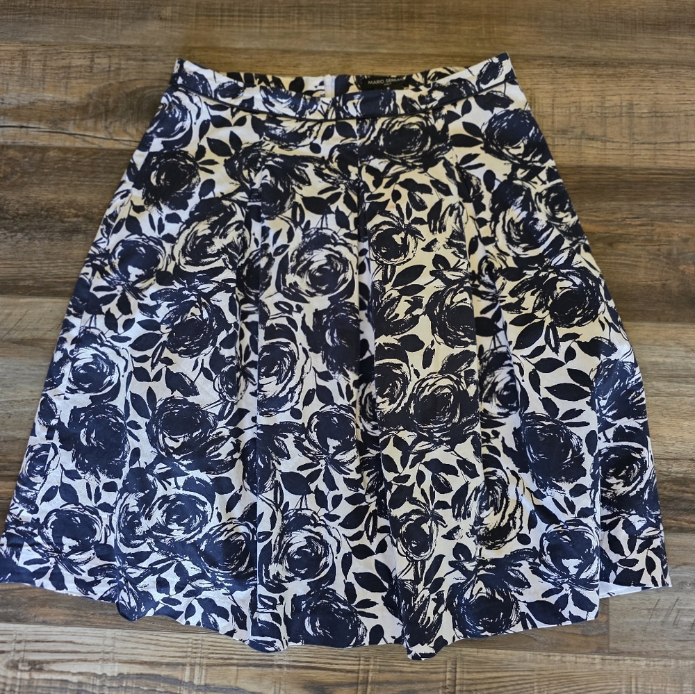 Mario Serrani Floral Print Women's Skirt